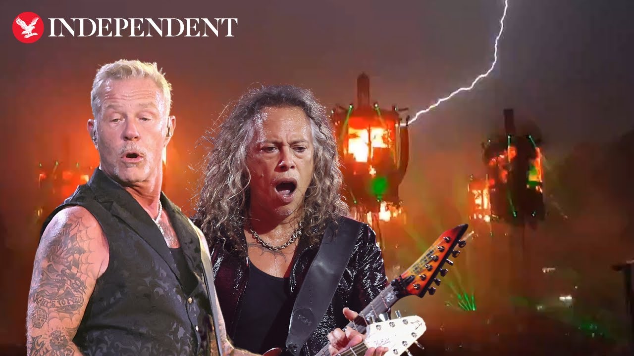 Blitz schlägt zum passenden Zeitpunkt auf Metallica Konzert in München ein