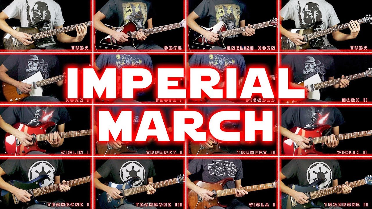 Gitarren Orchester spielt Star Wars Imperial March