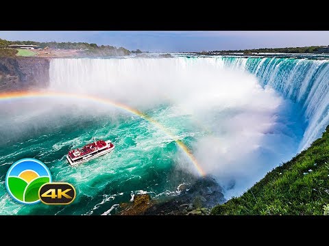 The Amazing Niagara Falls in 4K – Relaxing Piano Music – 4k UHD TV Screensaver