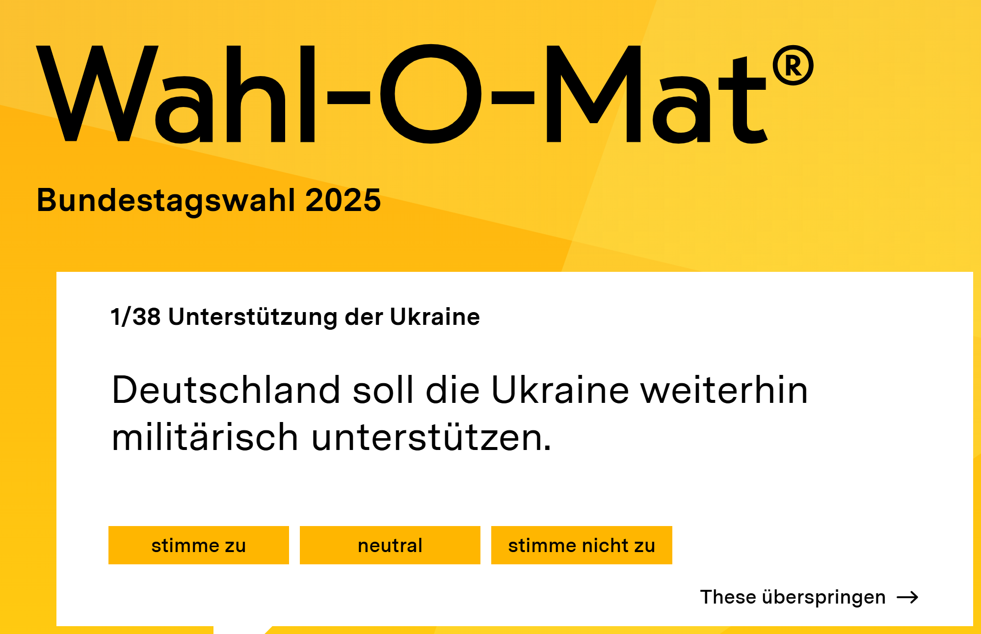 Bundestagswahl 2025: Nutze den Wahl-O-Mat für deine Wahlentscheidung