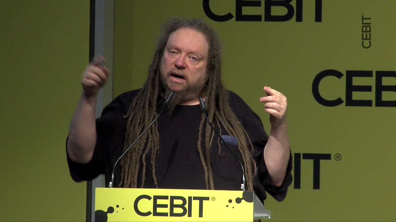 Jaron Lanier über behavior modification loops auf der Cebit