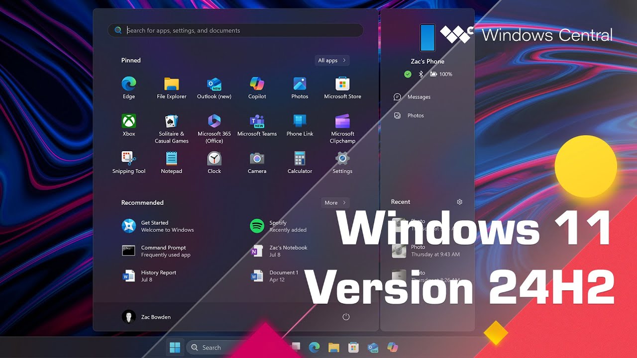 Windows 11 Version 24H2: Alle Neuerungen im offiziellen 2024 Update vorgestellt